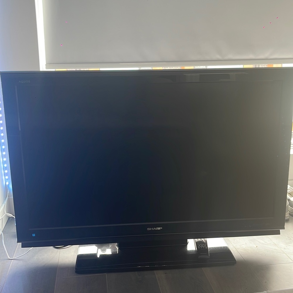 Black Sharp Television